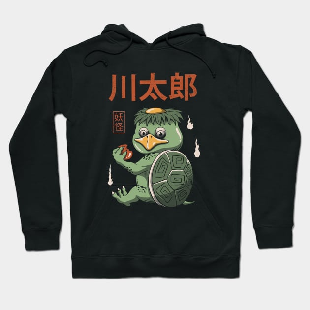 Yokai Turtle Hoodie by Vincent Trinidad Art